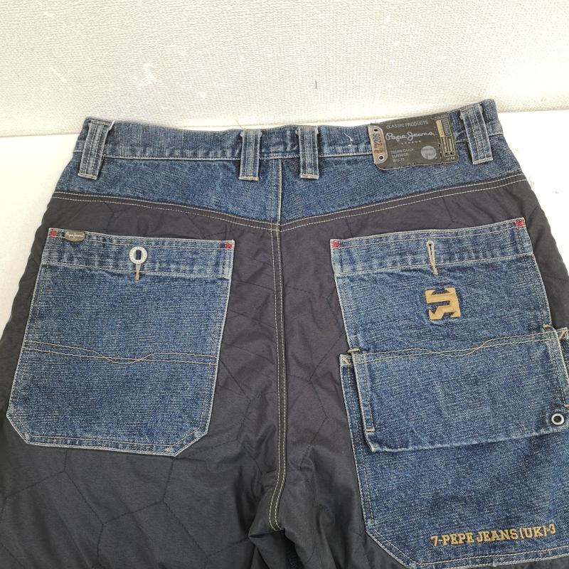古着 USED パンツ デニム、ジーンズ Pepe Jeans 異素材 ドッキング キルティング バギー デニム パンツ 34 インディゴ / インディゴ / Indigo メンズ USED 古着 中古 50169145