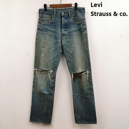 リーバイストラウスアンドコー Levi Strauss & co. パンツ デニム、ジーンズ 日本製 シンチバック 赤耳 BIG E ボタンフライ デニム パンツ 701SXX 33インチ インディゴ / インディゴ / Indigo メンズ USED 古着 中古 50169146
