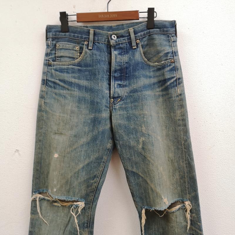 リーバイストラウスアンドコー Levi Strauss & co. パンツ デニム、ジーンズ 日本製 シンチバック 赤耳 BIG E ボタンフライ デニム パンツ 701SXX 33インチ インディゴ / インディゴ / Indigo メンズ USED 古着 中古 50169146