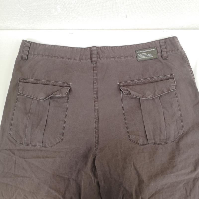 ステューシー STUSSY パンツ ショートパンツ AUTHENTIC GEAR ミリタリー カーゴ ショート パンツ ショーツ 32インチ 茶 / ブラウン / brown メンズ USED 古着 中古 50169150