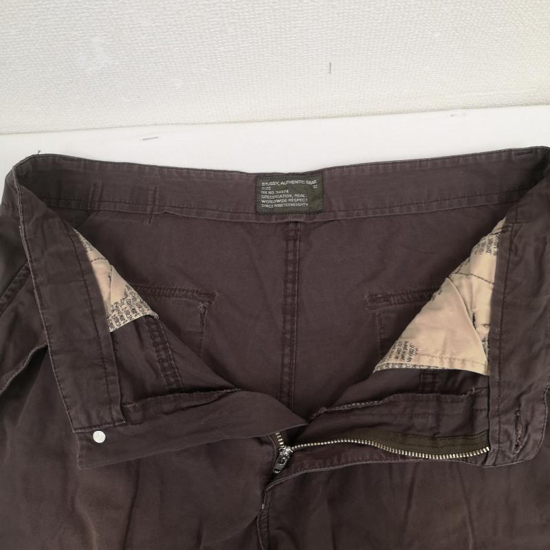 ステューシー STUSSY パンツ ショートパンツ AUTHENTIC GEAR ミリタリー カーゴ ショート パンツ ショーツ 32インチ 茶 / ブラウン / brown メンズ USED 古着 中古 50169150