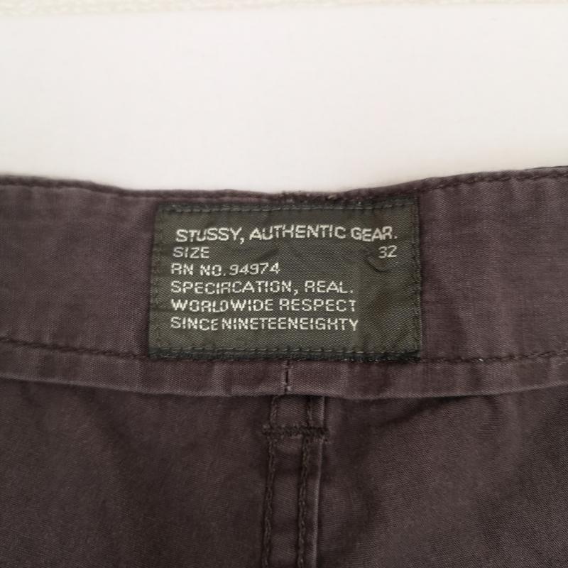 ステューシー STUSSY パンツ ショートパンツ AUTHENTIC GEAR ミリタリー カーゴ ショート パンツ ショーツ 32インチ 茶 / ブラウン / brown メンズ USED 古着 中古 50169150