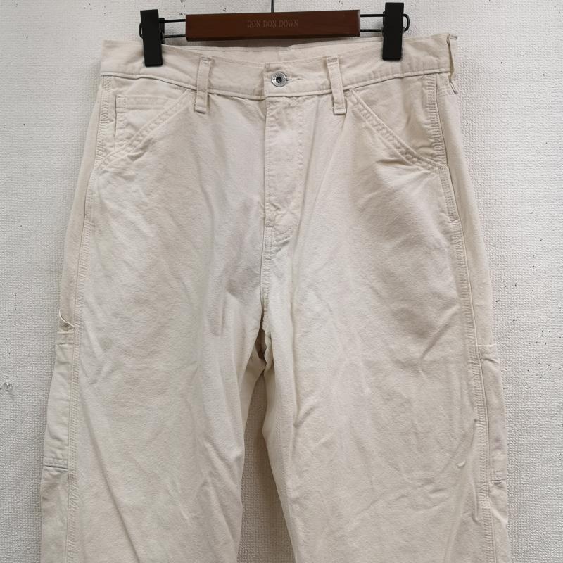 リーバイストラウスアンドコー Levi Strauss & co. パンツ ワークパンツ、ペインターパンツ WORKWEAR 568 ルーズ ストレート カーペンター パンツ 30インチ 白 / ホワイト / white メンズ USED 古着 中古 50169152
