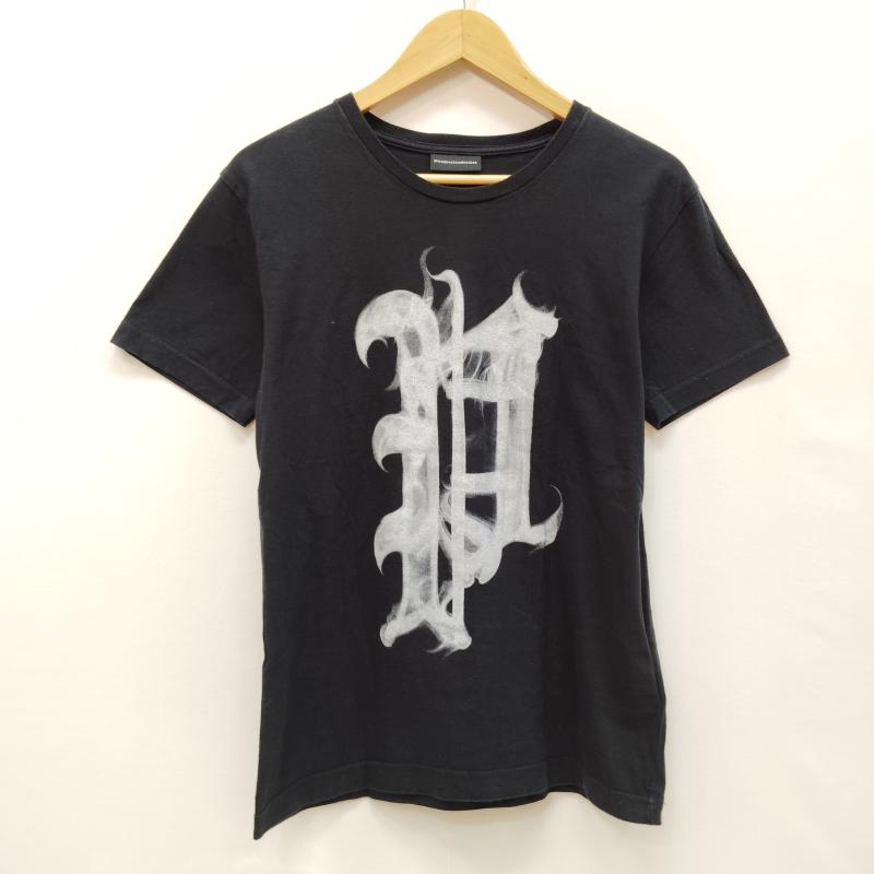 フェノメノン PHENOMENON Tシャツ 半袖 ピー スモーク Tシャツ スモーク デザイン M 黒 / ブラック / black メンズ USED 古着 中古 50169156