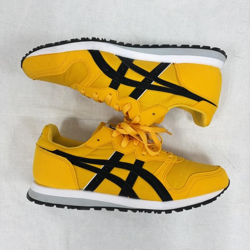 アシックス ASICS スニーカー スニーカー OC RUNNER オーシーランナー ローカット スニーカー 27.0cm ロゴ、文字 黄 / イエロー / yellow X 黒 / ブラック / black メンズ USED 古着 中古 50169159