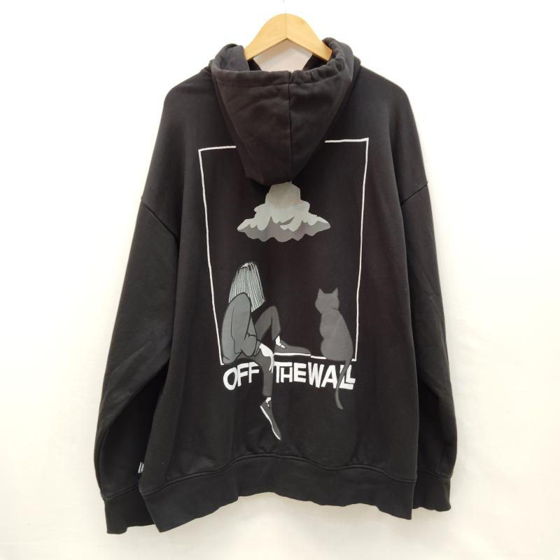バンズ VANS パーカー 長袖 Yusuke Hanai Hoodie コラボ パーカー L 黒 / ブラック / black メンズ USED 古着 中古 50169160