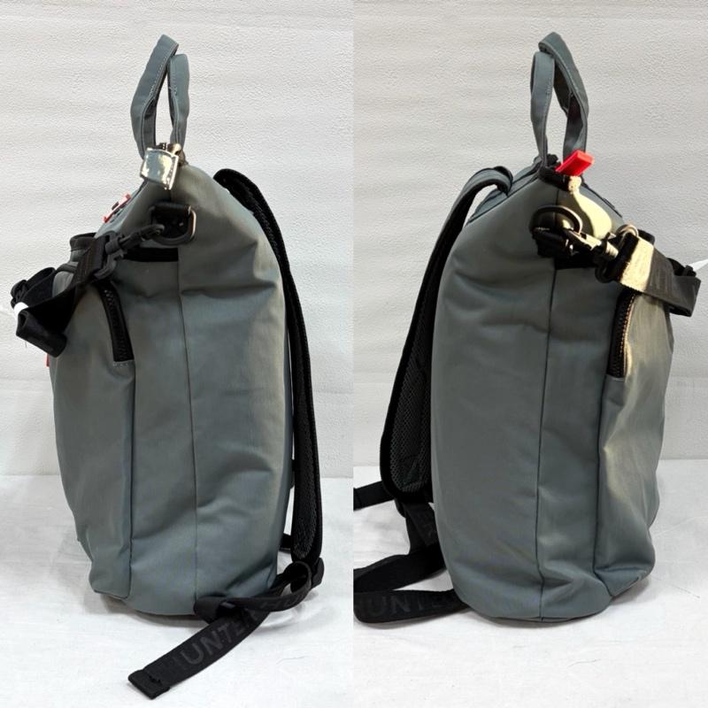 ハンター HUNTER リュックサック、デイパック リュックサック、デイバッグ 3way ショルダー バッグ リュック バックパック トート ロゴ - ロゴ、文字 灰 / グレー / gray メンズ USED 古着 中古 50169161