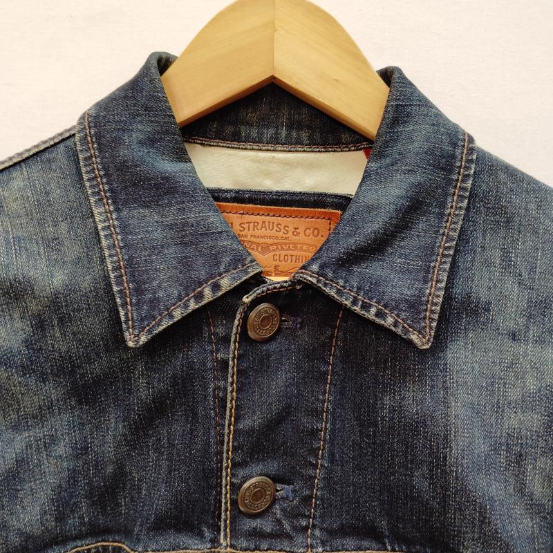 リーバイス Levi s ジャケット、上着 ジャケット、ブレザー 1st type デニム ジャケット Gジャン ワンポケット シンチバック 尾錠 S インディゴ / インディゴ / Indigo メンズ USED 古着 中古 50169162