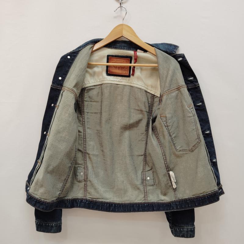 リーバイス Levi s ジャケット、上着 ジャケット、ブレザー 1st type デニム ジャケット Gジャン ワンポケット シンチバック 尾錠 S インディゴ / インディゴ / Indigo メンズ USED 古着 中古 50169162