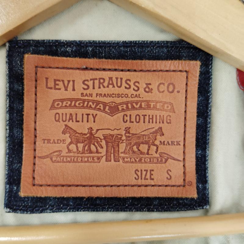リーバイス Levi s ジャケット、上着 ジャケット、ブレザー 1st type デニム ジャケット Gジャン ワンポケット シンチバック 尾錠 S インディゴ / インディゴ / Indigo メンズ USED 古着 中古 50169162
