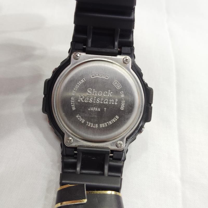 ジーショック G-SHOCK 腕時計 デジタル DW-5900U-1JF デジタル 腕時計 耐衝撃 20気圧防水 黒 / ブラック / black メンズ USED 古着 中古 50169167