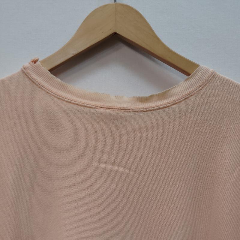 チャンピオン Champion トレーナー 長袖 80s スウェット クルーネック リバース ウィーブ REVERSE WEAVE サーモンピンク 鬼フェード L 桃 / ピンク / pink メンズ USED 古着 中古 50169169