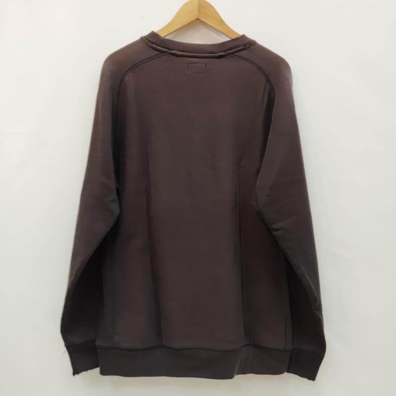 ステューシー STUSSY トレーナー 長袖 90s スウェット ラグラン スリーブ 前Vガゼット付き 鬼フェード XL 茶 / ブラウン / brown メンズ USED 古着 中古 50169171