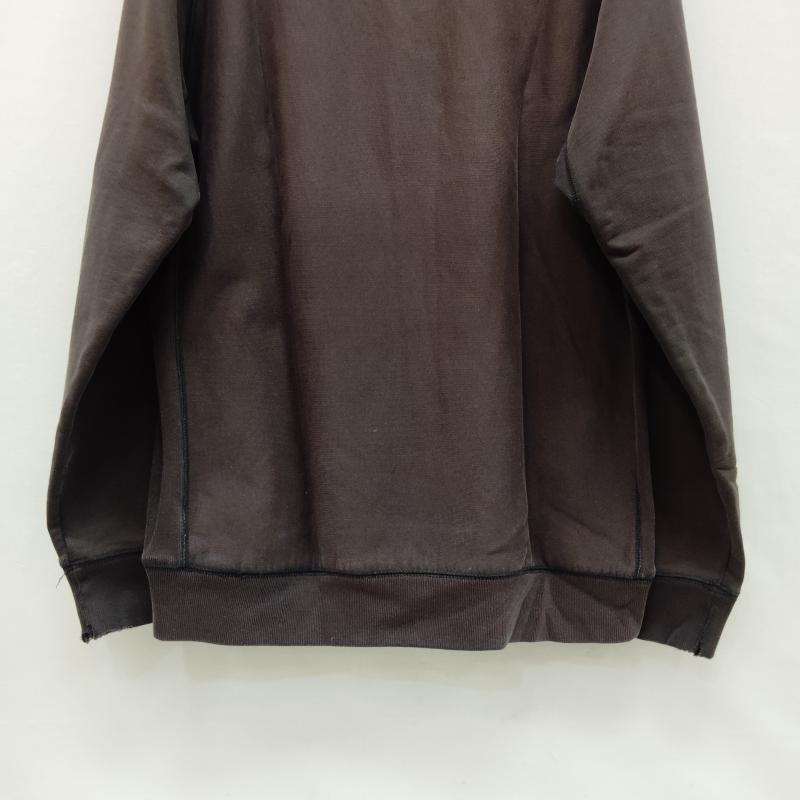 ステューシー STUSSY トレーナー 長袖 90s スウェット ラグラン スリーブ 前Vガゼット付き 鬼フェード XL 茶 / ブラウン / brown メンズ USED 古着 中古 50169171
