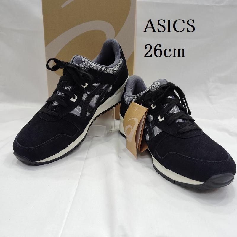 アシックス ASICS スニーカー スニーカー Gel-Lyte 3 OG 1201A318-001 ゲルライト 3 ペイズリー ローカット スニーカー 26.0cm 黒 / ブラック / black メンズ USED 古着 中古 50169173