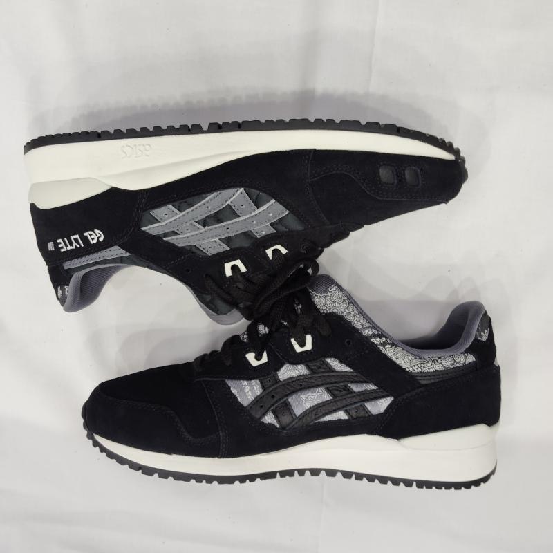 アシックス ASICS スニーカー スニーカー Gel-Lyte 3 OG 1201A318-001 ゲルライト 3 ペイズリー ローカット スニーカー 26.0cm 黒 / ブラック / black メンズ USED 古着 中古 50169173
