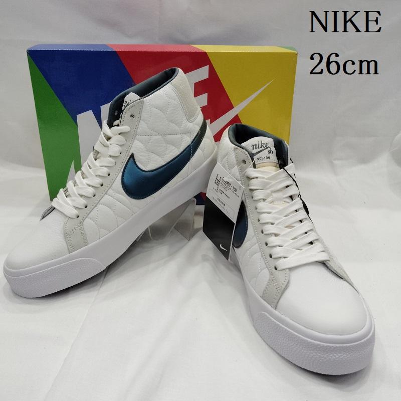 ナイキ NIKE スニーカー スニーカー SB ZOOM BLAZER ZM MID EK ズーム ブレーザー DO9399-100 ERIC KOSTON エリック コストン 26.0cm 白 / ホワイト / white メンズ USED 古着 中古 50169175