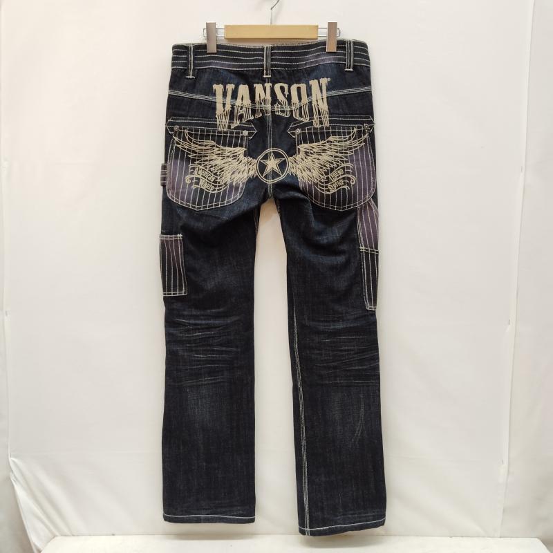 ヴァンソン VANSON パンツ デニム、ジーンズ ライングスター 刺繍 ペインター デニム パンツ 30インチ インディゴ / インディゴ / Indigo メンズ USED 古着 中古 50169176