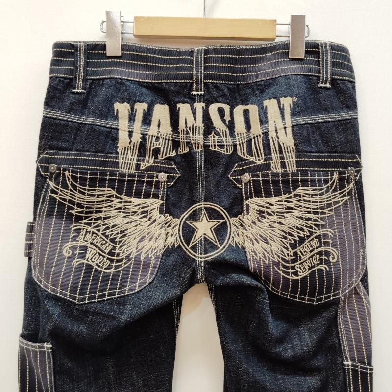 ヴァンソン VANSON パンツ デニム、ジーンズ ライングスター 刺繍 ペインター デニム パンツ 30インチ インディゴ / インディゴ / Indigo メンズ USED 古着 中古 50169176