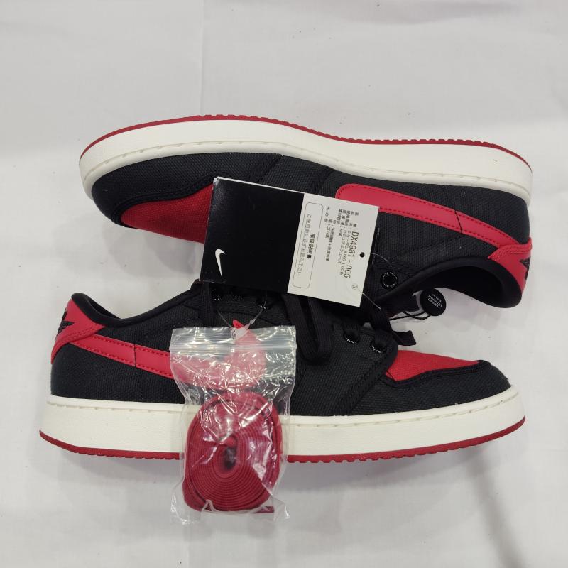 ナイキ NIKE スニーカー スニーカー AIR JORDAN1 LOW KO DX4981 006 エアジョーダン1 KNOCK OUT BRED ノックアウト ブレッド 26.0cm 黒 / ブラック / black X 赤 / レッド / red メンズ USED 古着 中古 50169177
