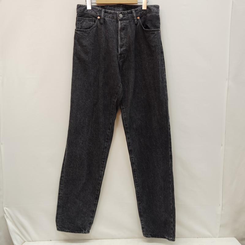 ザ・フラットヘッド The Flat Head パンツ デニム、ジーンズ 12.5oz ワイド テーパード 加工 ブラック デニム パンツ DB003C 34インチ 黒 / ブラック / black メンズ USED 古着 中古 50169179