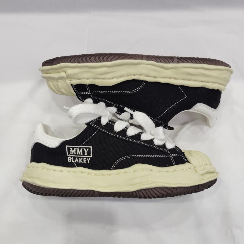 ミハラヤスヒロ MIHARAYASUHIRO スニーカー スニーカー BLAKEY ブレイキー オリジナル ソール スニーカー VL OG Sole Canvas A09FW732 サイズ40 25.5cm 白 / ホワイト / white X 黒 / ブラック / black メンズ USED 古着 中古 50169180