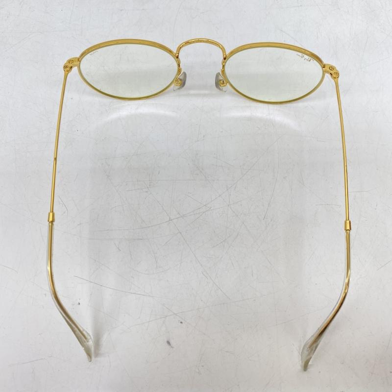 レイバン Ray-Ban めがね・サングラス サングラス RB3447 Round Metal 9196BL 47◻︎21 140 2F クリア 調光 ブルーライトカット 金 / ゴールド / gold color メンズ USED 古着 中古 50169181