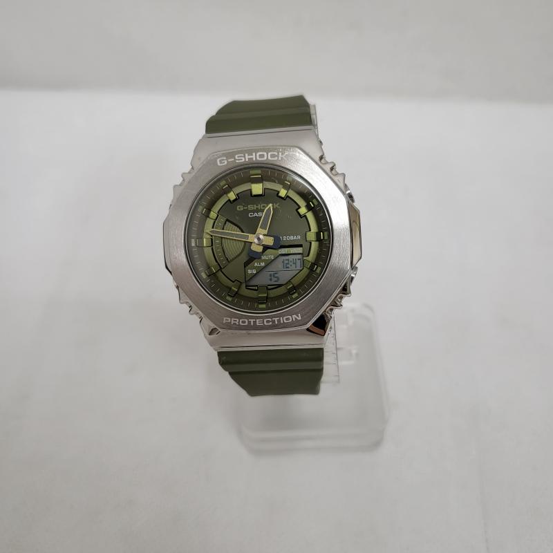 ジーショック G-SHOCK 腕時計 アナログ（クォーツ式） アナデジ オリーブグリーン 20気圧防水 GM-S2100-3AJF - 緑 / グリーン / green メンズ USED 古着 中古 50169183