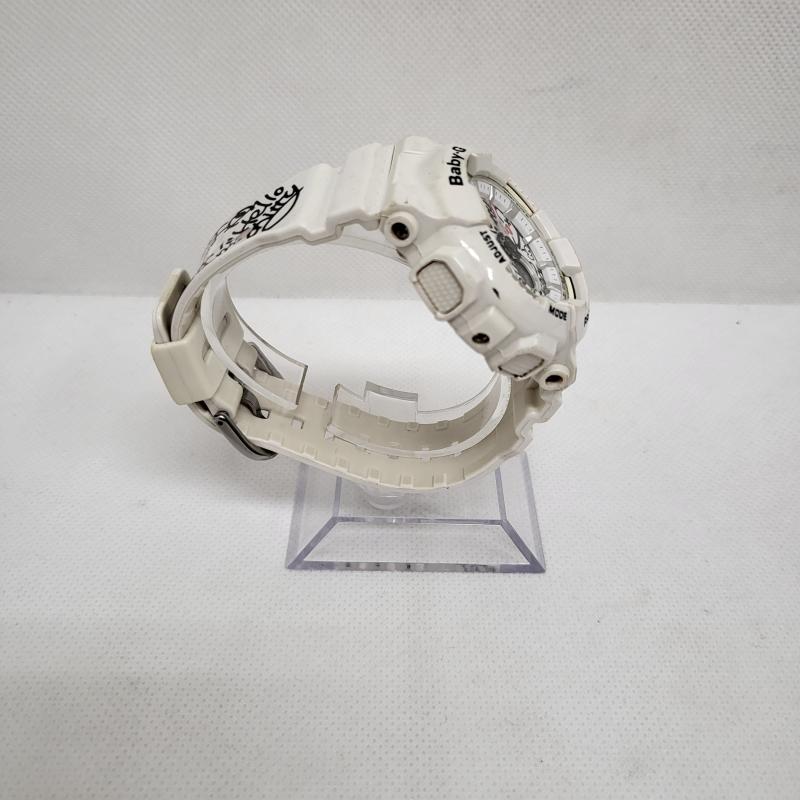 ジーショック G-SHOCK 腕時計 アナログ（クォーツ式） キティーコラボ サンリオ デジアナ BA-120KT-7AJR - キャラクター 白 / ホワイト / white X 黒 / ブラック / black メンズ USED 古着 中古 50169184