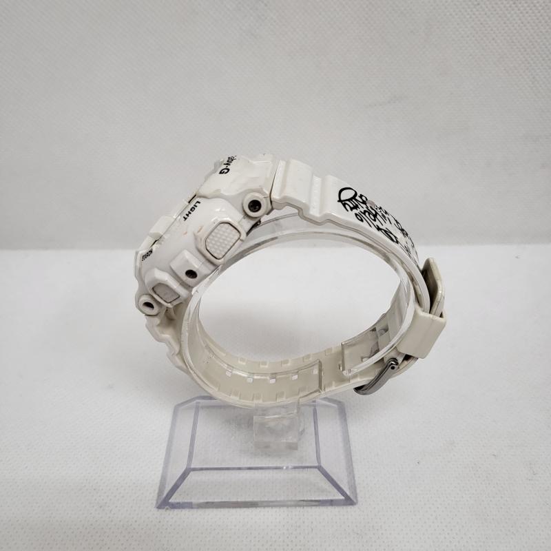 ジーショック G-SHOCK 腕時計 アナログ（クォーツ式） キティーコラボ サンリオ デジアナ BA-120KT-7AJR - キャラクター 白 / ホワイト / white X 黒 / ブラック / black メンズ USED 古着 中古 50169184