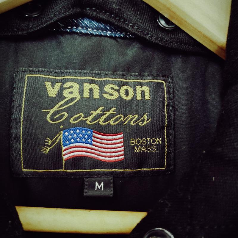 ヴァンソン VANSON ジャケット、上着 ジャケット、ブレザー デニム シャツ ジャケット 中綿 キルティング 加工 脱着式 フード 刺繍 M インディゴ / インディゴ / Indigo メンズ USED 古着 中古 50169190