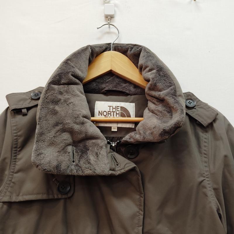 ザノースフェイス THE NORTH FACE ジャケット、上着 ダウンジャケット バイカラーダウンジャケット ホワイト レーベル ダブルボタン NYV1DG88 - カーキ / カーキ / khaki X インディゴ / インディゴ / Indigo レディース USED 古着 中古 50169193