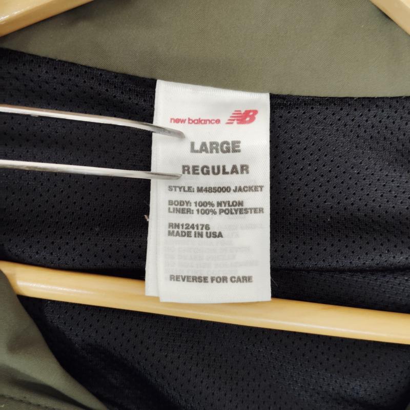 ニューバランス New Balance ジャケット、上着 ジャケット、ブレザー マリン ランニング ジャケット アメリカ海兵隊 USMC ナイロン ミリタリー L カーキ / カーキ / khaki メンズ USED 古着 中古 50169194