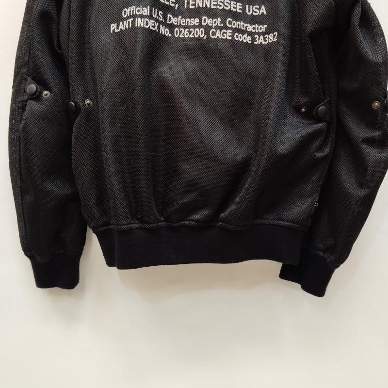 アルファ インダストリー Alpha Industries ジャケット、上着 ライダース メッシュ ジャケット ミリタリー ライディング 3A382 M 黒 / ブラック / black メンズ USED 古着 中古 50169196