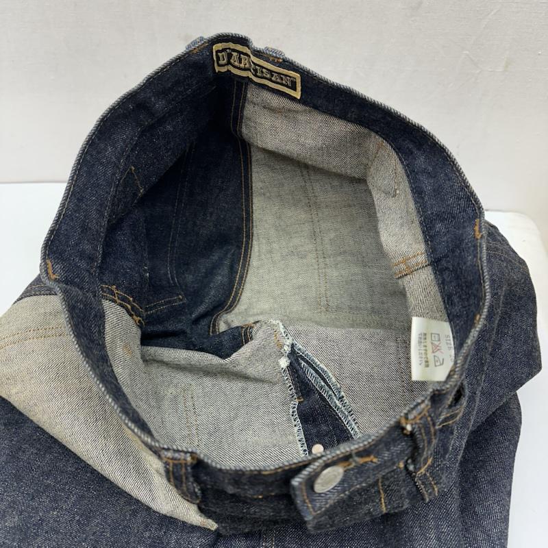 ステュディオ・ダ・ルチザン STUDIO D ARTISAN パンツ デニム、ジーンズ クレイジーパターン ボタンフライ デニム パンツ シンチバック 28インチ インディゴ / インディゴ / Indigo レディース USED 古着 中古 50169202