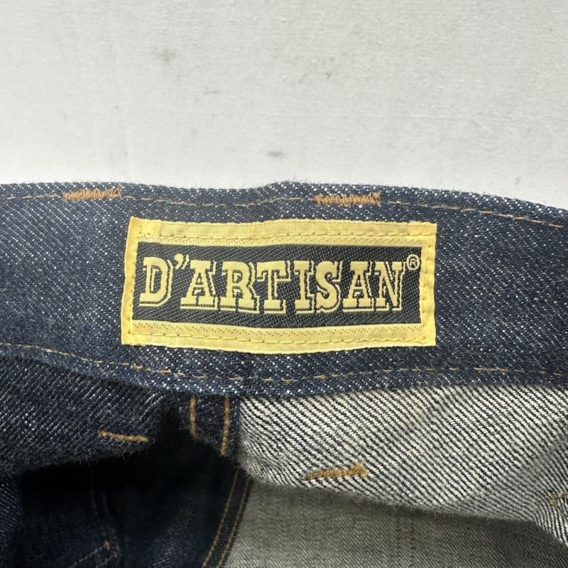 ステュディオ・ダ・ルチザン STUDIO D ARTISAN パンツ デニム、ジーンズ クレイジーパターン ボタンフライ デニム パンツ シンチバック 28インチ インディゴ / インディゴ / Indigo レディース USED 古着 中古 50169202