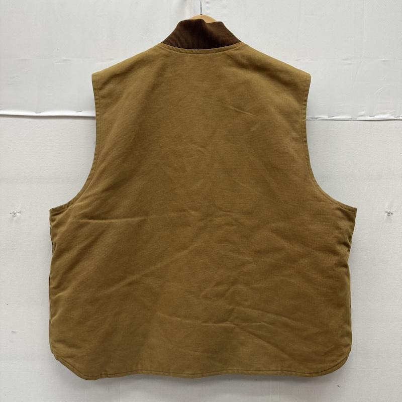 カーハート Carhartt ベスト ベスト メキシコ製 ダック ベスト V01 BRN XXL ベージュ / ベージュ / beige メンズ USED 古着 中古 50169204