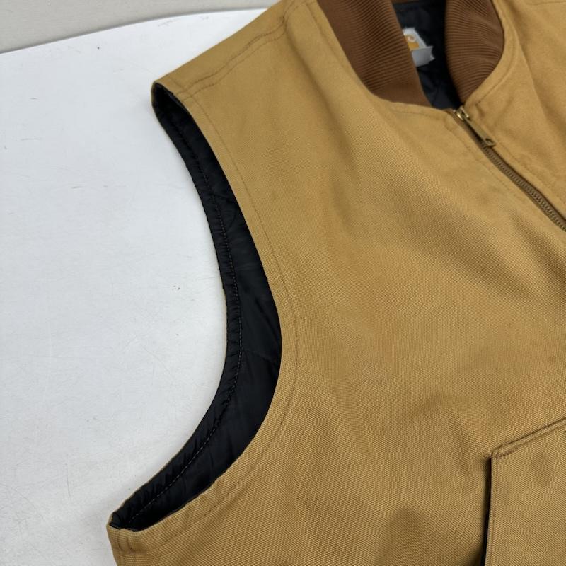 カーハート Carhartt ベスト ベスト メキシコ製 ダック ベスト V01 BRN XXL ベージュ / ベージュ / beige メンズ USED 古着 中古 50169204