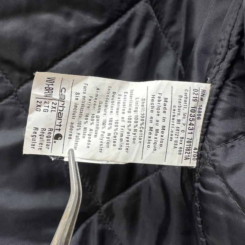 カーハート Carhartt ベスト ベスト メキシコ製 ダック ベスト V01 BRN XXL ベージュ / ベージュ / beige メンズ USED 古着 中古 50169204