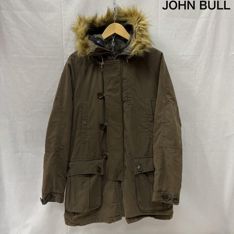 ジョンブル Johnbull コート コート一般 フード ファー モッズコート N-3B ライナー付き - カーキ / カーキ / khaki メンズ USED 古着 中古 50169206