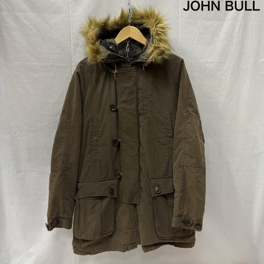 ジョンブル Johnbull コート コート一般 フード ファー モッズコート N-3B ライナー付き - カーキ / カーキ / khaki メンズ USED 古着 中古 50169206