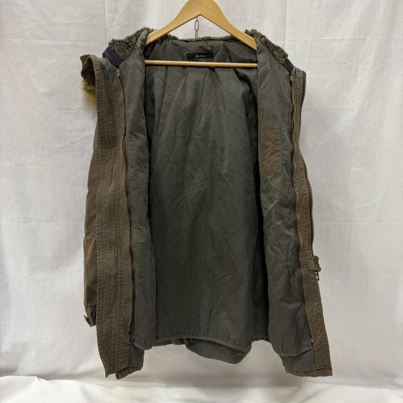 ジョンブル Johnbull コート コート一般 フード ファー モッズコート N-3B ライナー付き - カーキ / カーキ / khaki メンズ USED 古着 中古 50169206