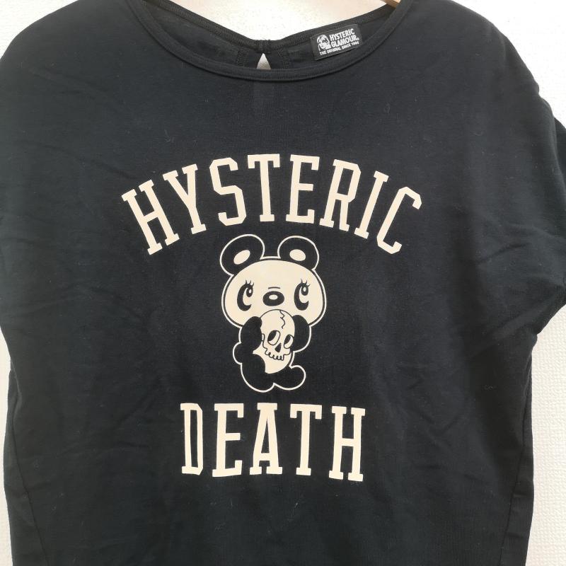 ヒステリックグラマー HYSTERIC GLAMOUR Tシャツ 半袖 日本製 スカル パンダ ヒスパンダ カットソー プリント Tシャツ 01182CS05 FREE 黒 / ブラック / black レディース USED 古着 中古 50169215