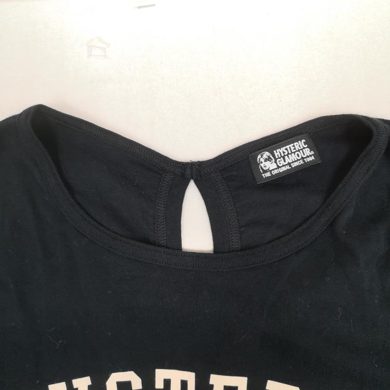ヒステリックグラマー HYSTERIC GLAMOUR Tシャツ 半袖 日本製 スカル パンダ ヒスパンダ カットソー プリント Tシャツ 01182CS05 FREE 黒 / ブラック / black レディース USED 古着 中古 50169215