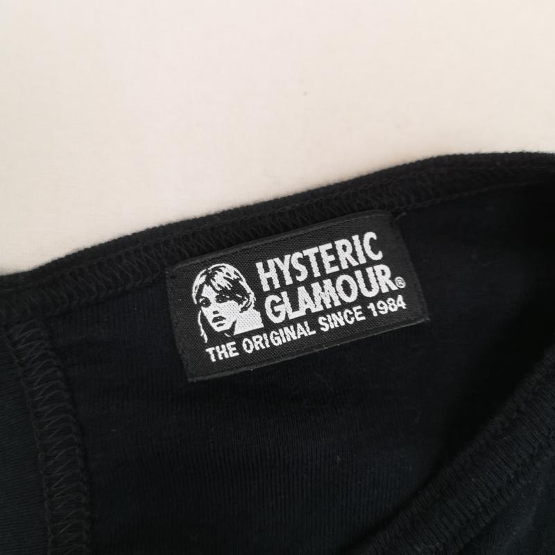 ヒステリックグラマー HYSTERIC GLAMOUR Tシャツ 半袖 日本製 スカル パンダ ヒスパンダ カットソー プリント Tシャツ 01182CS05 FREE 黒 / ブラック / black レディース USED 古着 中古 50169215