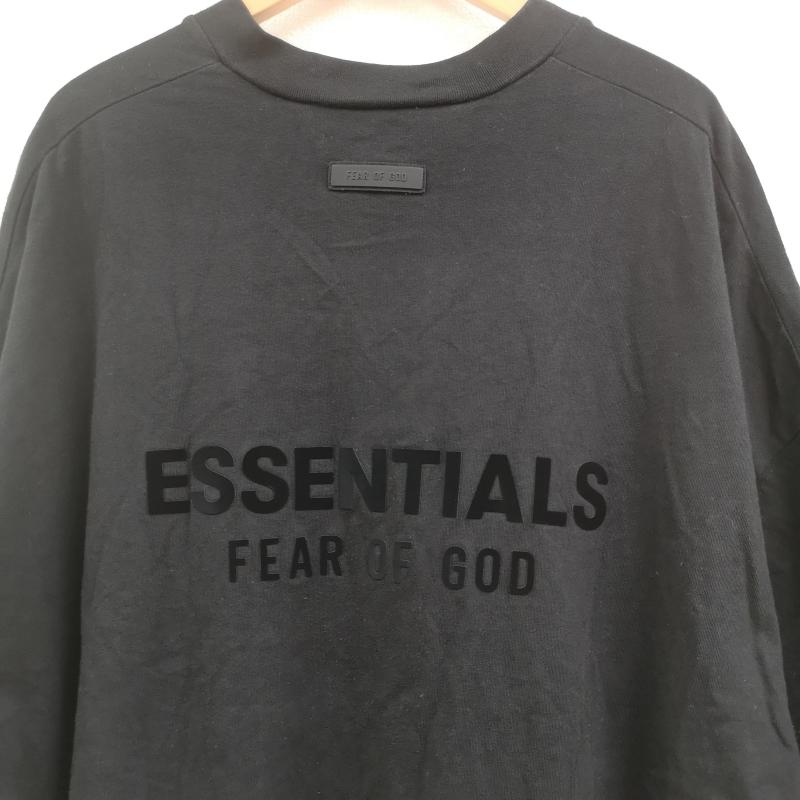 エフオージーエッセンシャルズ FOG ESSENTIALS Tシャツ 半袖 24SS Vネック オーバーサイズ Tシャツ S/STEE M 黒 / ブラック / black メンズ USED 古着 中古 50169216