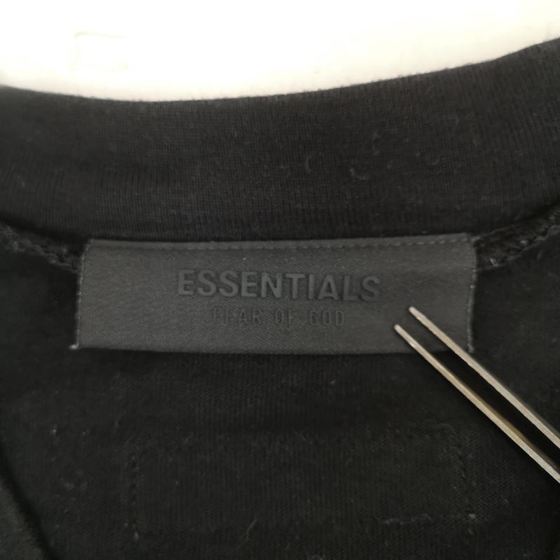 エフオージーエッセンシャルズ FOG ESSENTIALS Tシャツ 半袖 24SS Vネック オーバーサイズ Tシャツ S/STEE M 黒 / ブラック / black メンズ USED 古着 中古 50169216