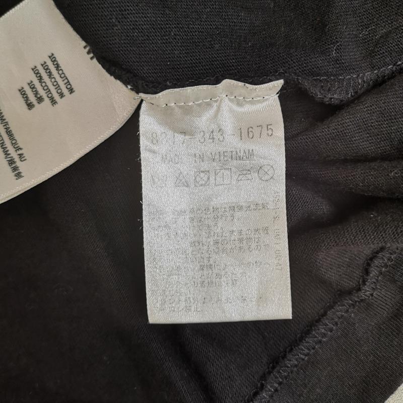 エフオージーエッセンシャルズ FOG ESSENTIALS Tシャツ 半袖 24SS Vネック オーバーサイズ Tシャツ S/STEE M 黒 / ブラック / black メンズ USED 古着 中古 50169216