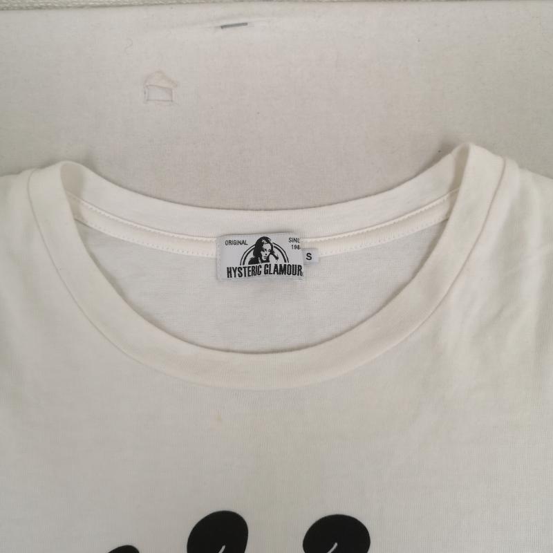 ヒステリックグラマー HYSTERIC GLAMOUR Tシャツ 半袖 日本製 JOEY-1234 チワワ プリント Tシャツ S/STEE 02173CT02 S 白 / ホワイト / white レディース USED 古着 中古 50169217