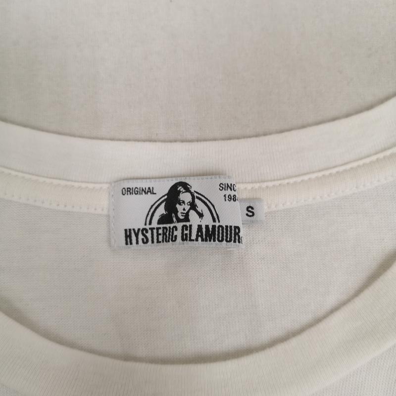 ヒステリックグラマー HYSTERIC GLAMOUR Tシャツ 半袖 日本製 JOEY-1234 チワワ プリント Tシャツ S/STEE 02173CT02 S 白 / ホワイト / white レディース USED 古着 中古 50169217